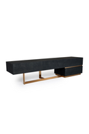 Black Ash 4-Drawer TV Stand | OROA Modern Tasha | Oroatrade.com