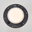 Outdoor White End Table with Solar Light M | OROA Modern Onza