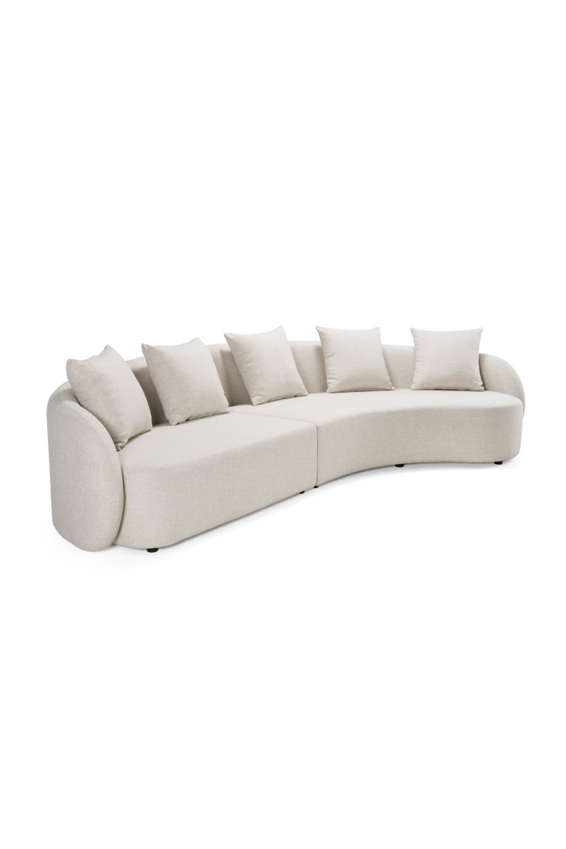 Beige Outdoor Sectional Sofa | OROA Modern Tabarca | Oroatrade.com