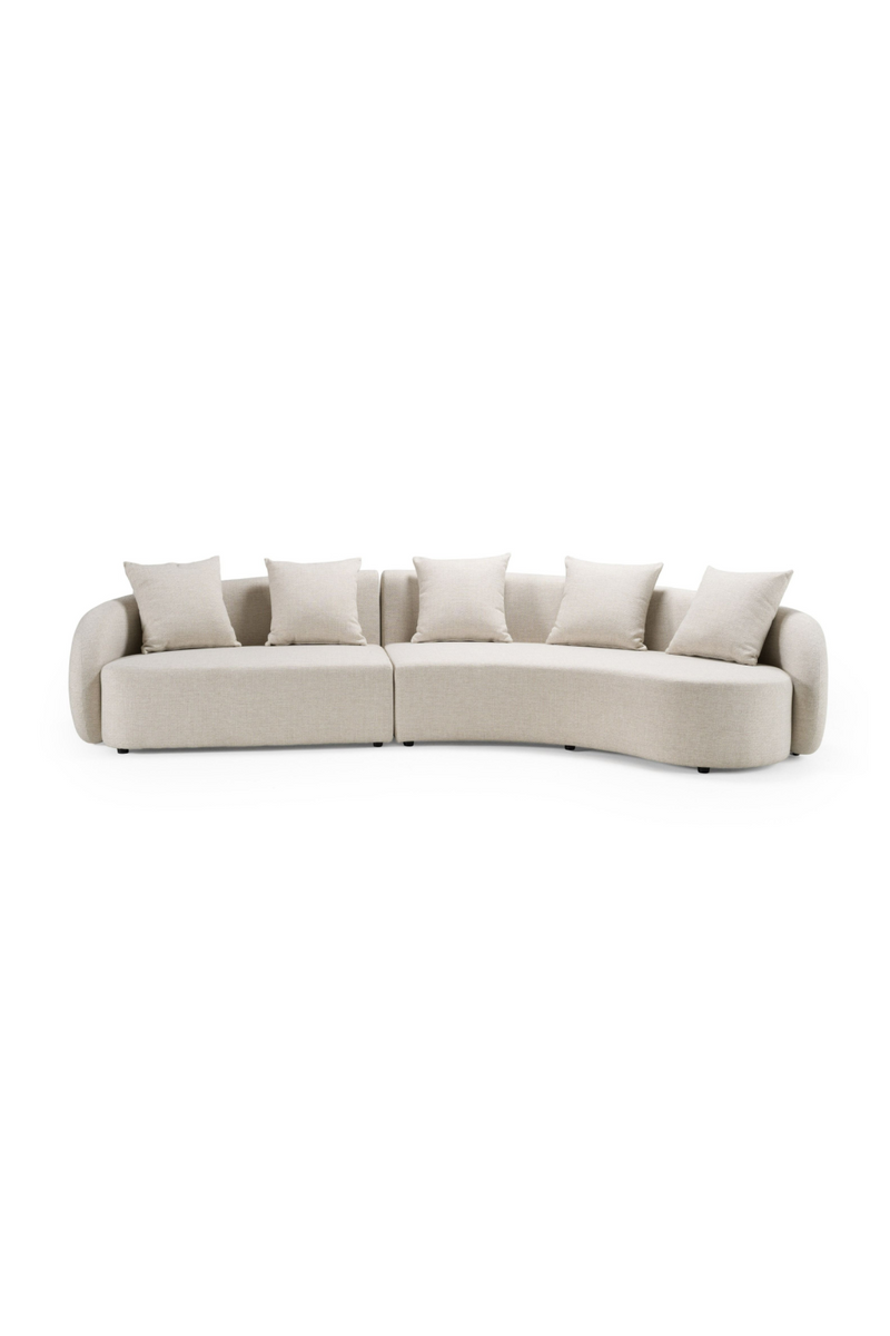 Beige Outdoor Sectional Sofa | OROA Modern Tabarca | Oroatrade.com