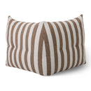 Brown Stripes 8-Piece Outdoor Sofa | Oroa Modern Lanuza | Oroatrade.com