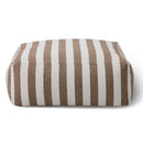 Brown Stripes 8-Piece Outdoor Sofa | Oroa Modern Lanuza | Oroatrade.com