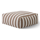 Brown Stripes 8-Piece Outdoor Sofa | Oroa Modern Lanuza | Oroatrade.com