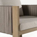 Gray Rope Outdoor Lounge Chair | OROA Modern Salvora