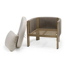 Gray Rope Outdoor Lounge Chair | OROA Modern Salvora