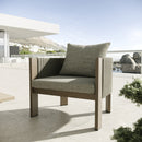 Gray Rope Outdoor Lounge Chair | OROA Modern Salvora