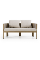 Outdoor Gray Rope Loveseat | OROA Modern Salvora | Oroatrade.com