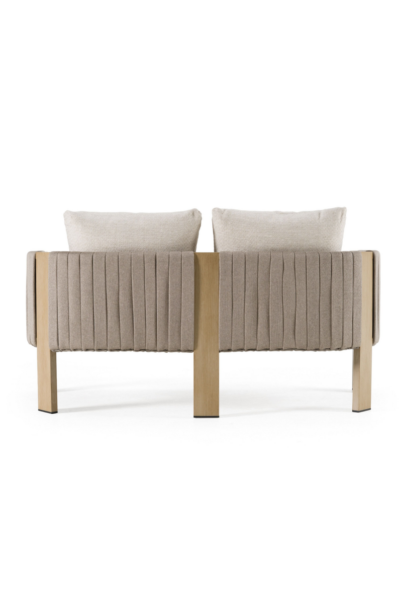 Outdoor Gray Rope Loveseat | OROA Modern Salvora | Oroatrade.com