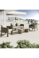 Outdoor Gray Rope Loveseat | OROA Modern Salvora | Oroatrade.com