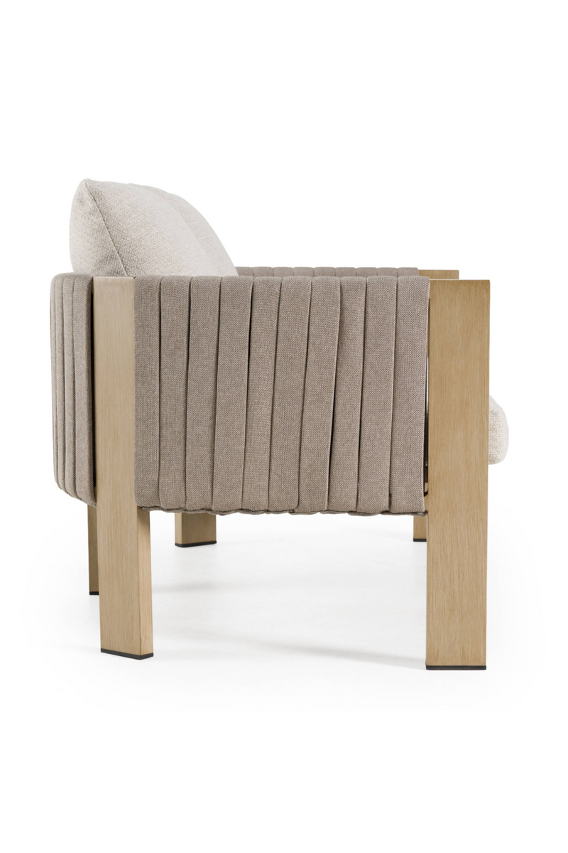 Outdoor Gray Rope Loveseat | OROA Modern Salvora | Oroatrade.com