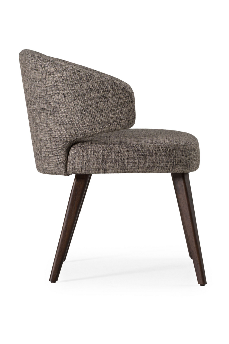 Gray Curved-Back Dining Chair | OROA Modern Carlton | Oroatrade.com
