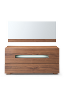 Walnut 6-Drawer LED Dresser | OROA Modern Ceres | Oroatrade.com