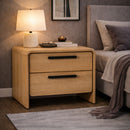 Natural Acacia Nightstand | OROA Modern Dresden