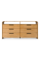 Natural Acacia 6-Drawer Dresser | OROA Modern Dresden | Oroatrade.com