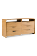 Natural Acacia 6-Drawer Dresser | OROA Modern Dresden | Oroatrade.com