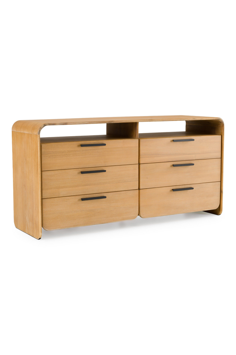 Natural Acacia 6-Drawer Dresser | OROA Modern Dresden | Oroatrade.com
