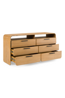 Natural Acacia 6-Drawer Dresser | OROA Modern Dresden | Oroatrade.com