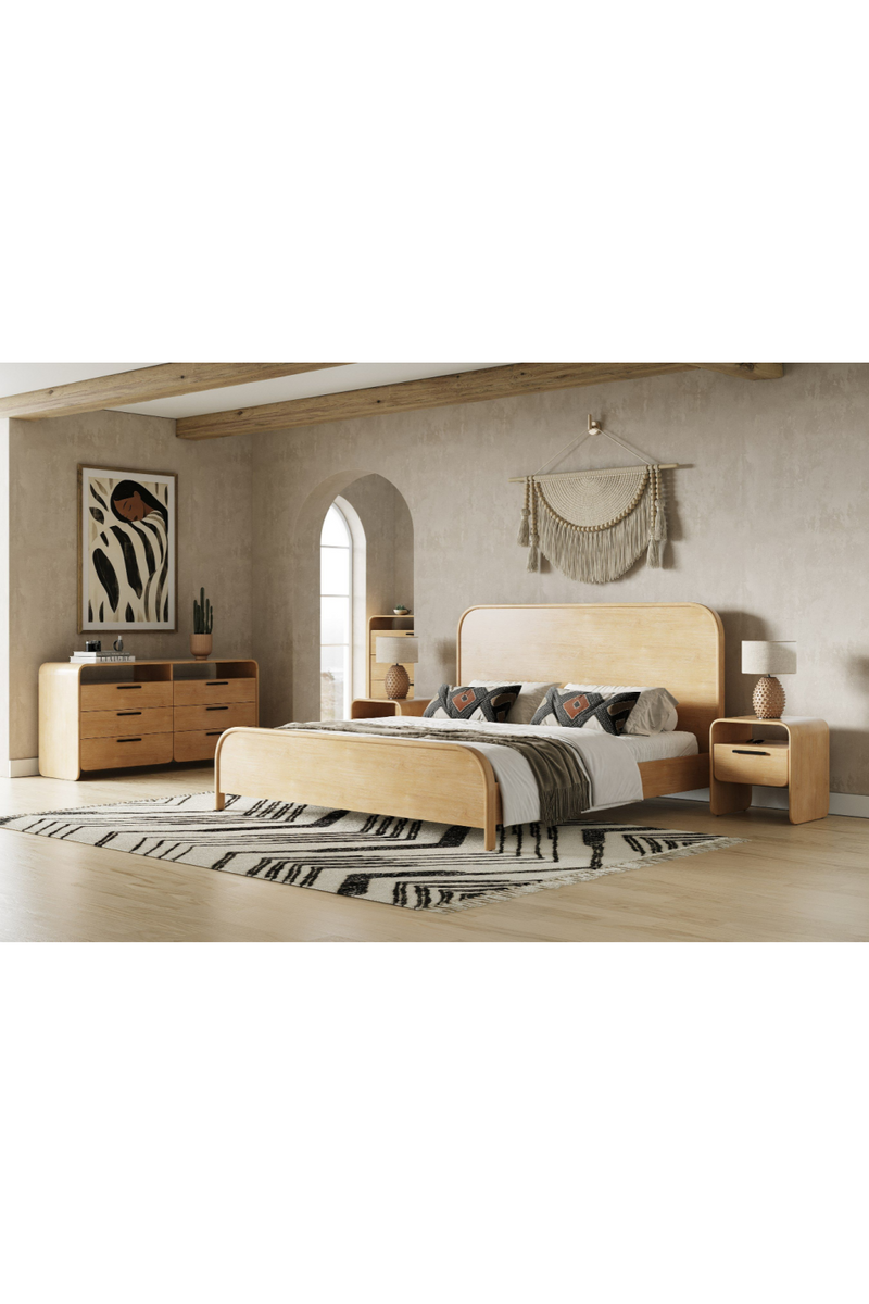 Natural Acacia Nightstand | OROA Modern Dresden | Oroatrade.com