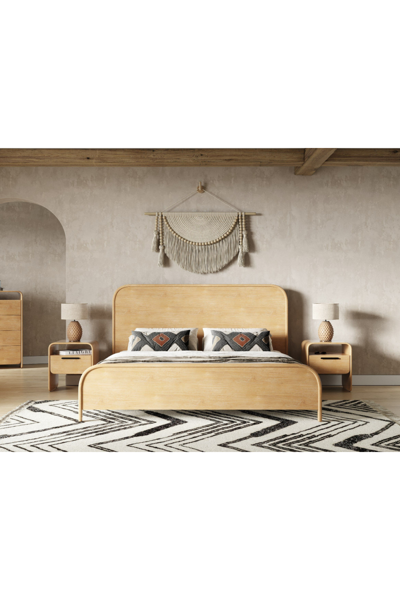 Natural Acacia Nightstand | OROA Modern Dresden | Oroatrade.com