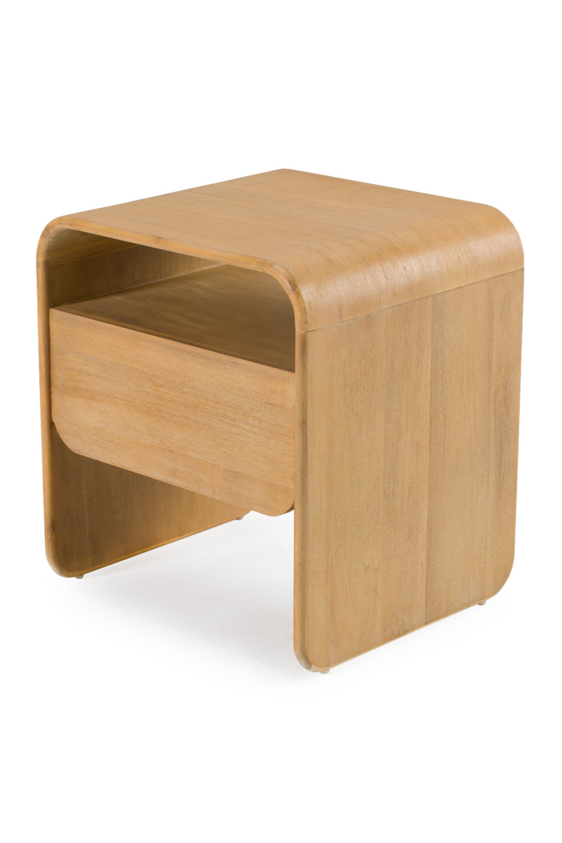 Natural Acacia Nightstand | OROA Modern Dresden | Oroatrade.com