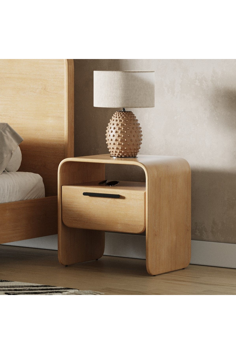 Natural Acacia Nightstand | OROA Modern Dresden | Oroatrade.com