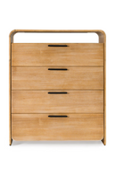 Natural Acacia 4-Drawer Chest | OROA Modern Dresden | Oroatrade.com
