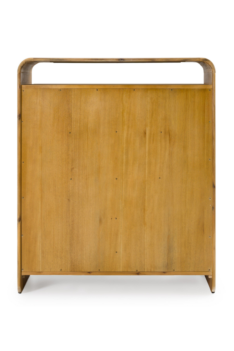 Natural Acacia 4-Drawer Chest | OROA Modern Dresden | Oroatrade.com