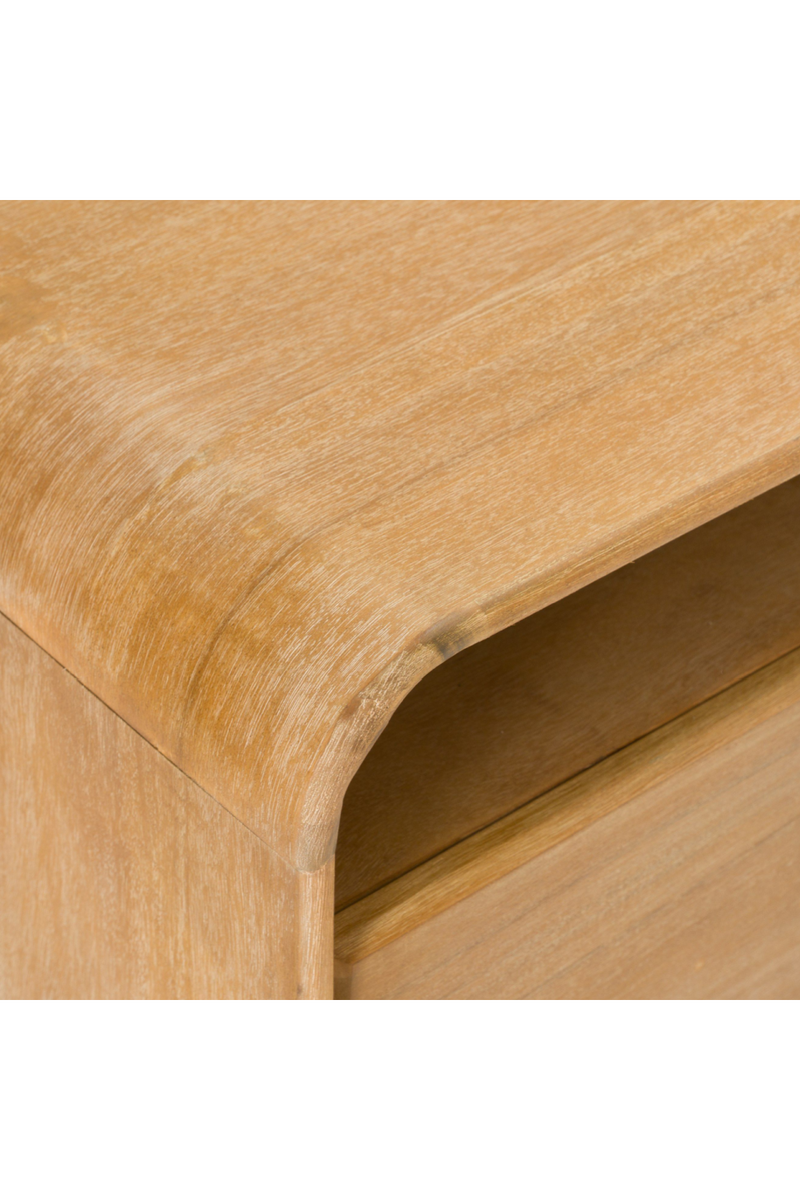 Natural Acacia 4-Drawer Chest | OROA Modern Dresden | Oroatrade.com