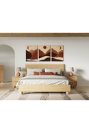 Fluted Oak 2-Drawer Nightstand | OROA Modern Winters | Oroatrade.com