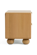 Fluted Oak 2-Drawer Nightstand | OROA Modern Winters | Oroatrade.com