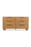 Fluted Oak 6-Drawer Dresser | OROA Modern Winters | Oroatrade.com