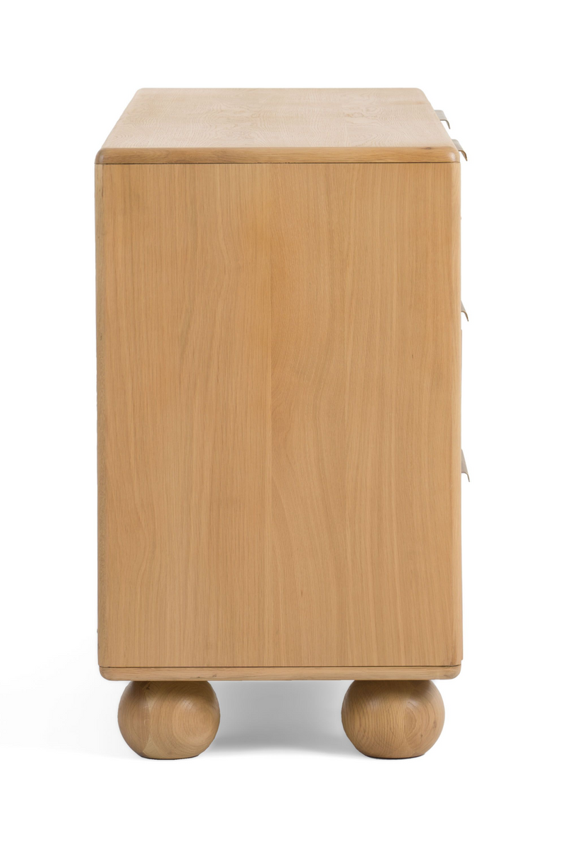 Fluted Oak 6-Drawer Dresser | OROA Modern Winters | Oroatrade.com