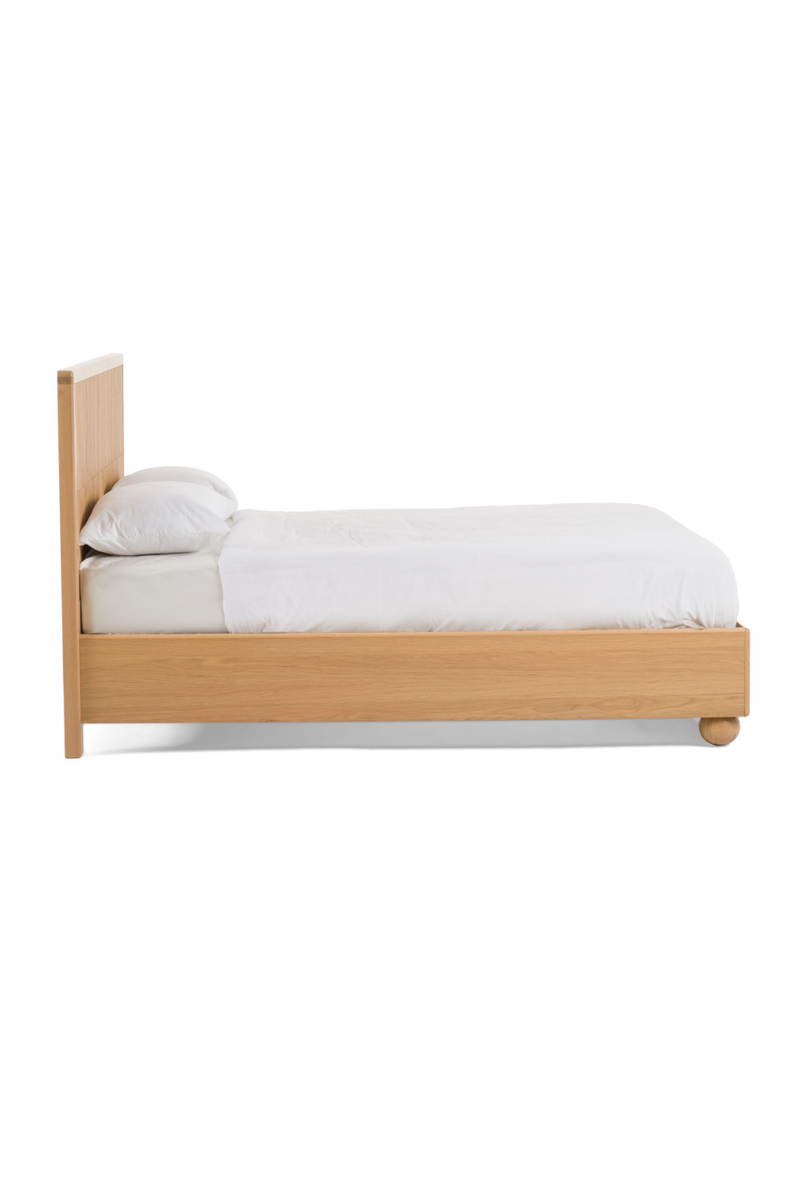 Fluted Oak Bed | OROA Modern Winters | Oroatrade.com