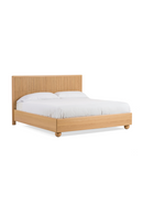 Fluted Oak Bed | OROA Modern Winters | Oroatrade.com