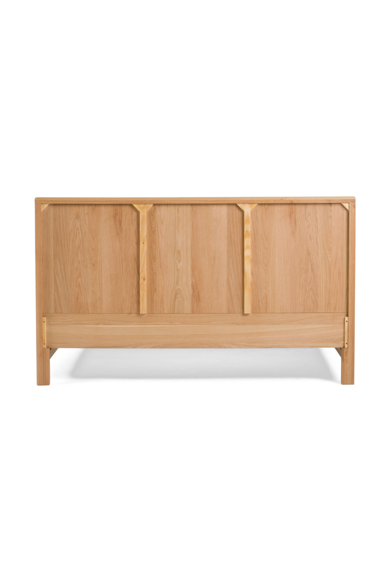 Fluted Oak Bed | OROA Modern Winters | Oroatrade.com