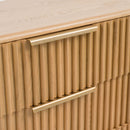 Fluted Oak 4-Drawer Chest | OROA Modern Winters | Oroatrade.com