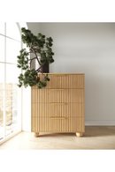Fluted Oak 4-Drawer Chest | OROA Modern Winters | Oroatrade.com