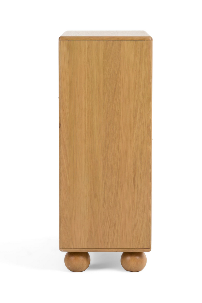 Fluted Oak 4-Drawer Chest | OROA Modern Winters | Oroatrade.com