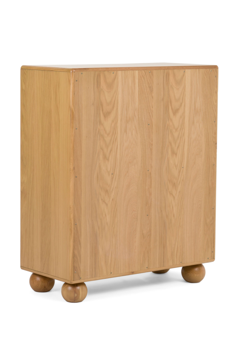 Fluted Oak 4-Drawer Chest | OROA Modern Winters | Oroatrade.com