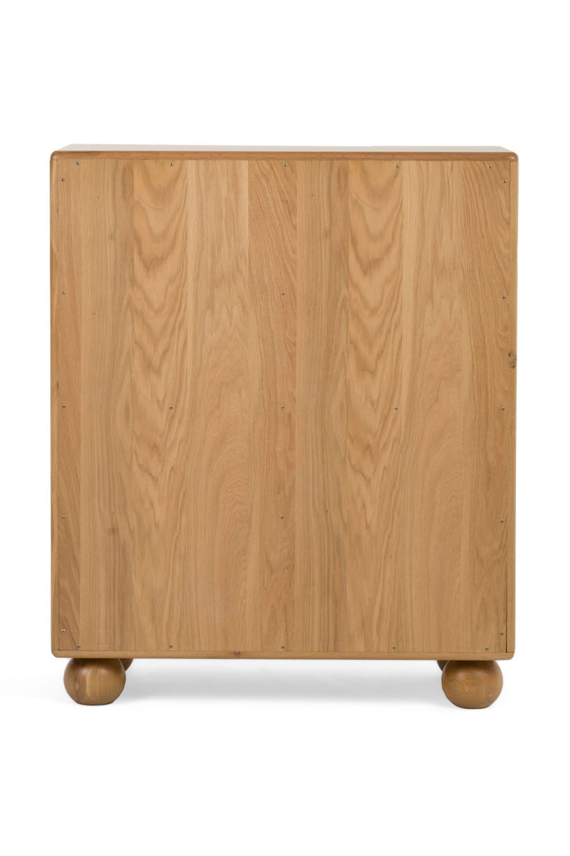 Fluted Oak 4-Drawer Chest | OROA Modern Winters | Oroatrade.com