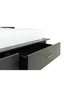 Dark Gray 2-Drawer Bed | OROA Modern Manchester | Oroatrade.com