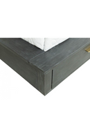 Dark Gray 2-Drawer Bed | OROA Modern Manchester | Oroatrade.com