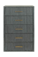 Gray Acacia 5-Drawer Chest | OROA Modern Manchester | Oroatrade.com