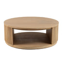 Natural Acacia Round Coffee Table | OROA Modern Jacobson | Oroatrade.com