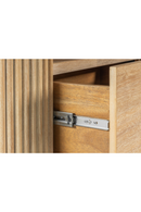 3-Drawer Natural Acacia TV Stand | OROA Modern Jacobson | Oroatrade.com