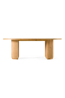 Natural Acacia Oval Dining Table | OROA Modern Jacobson | Oroatrade.com