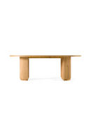 Natural Acacia Oval Dining Table | OROA Modern Jacobson | Oroatrade.com
