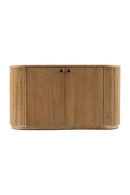 Ribbed Natural Acacia 2-Door Sideboard | OROA Modern | Oroatrade.com