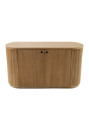 Ribbed Natural Acacia 2-Door Sideboard | OROA Modern | Oroatrade.com