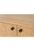 Ribbed Natural Acacia 2-Door Sideboard | OROA Modern | Oroatrade.com